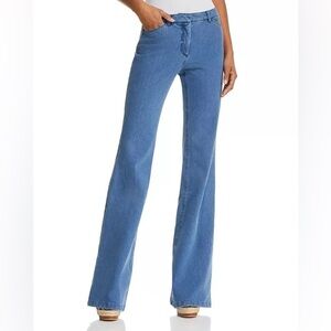 Theory Light Blue Wide Leg Jeans
